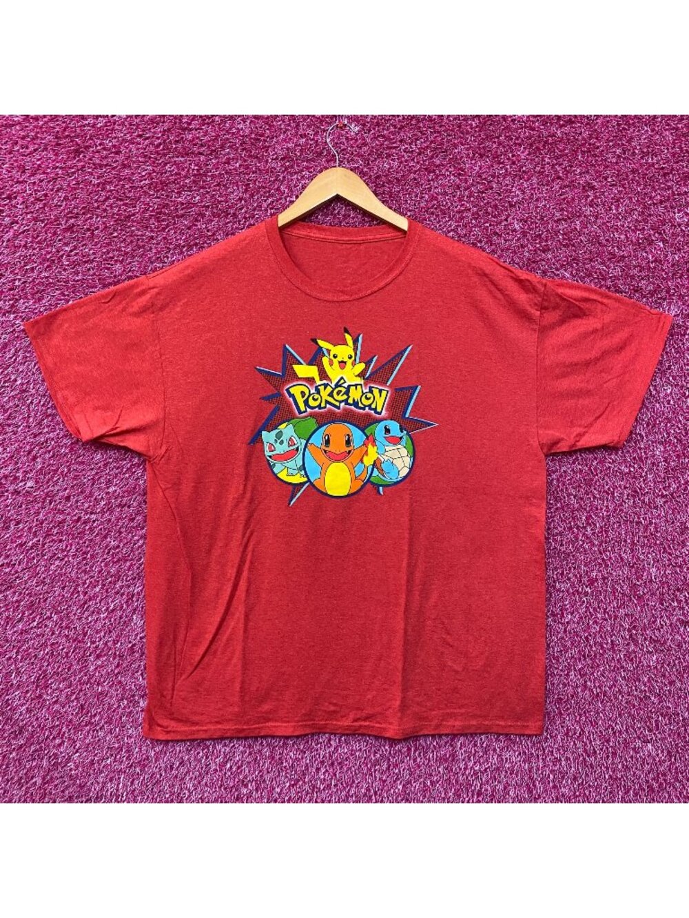 Pokémon Starter Pokemon anime Tshirt size Extra Large